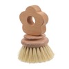 Beavorty Dish Brush: Palm Wooden Dish Scrubber Wood Scrub Sink