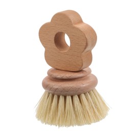 Beavorty Dish Brush: Palm Wooden Dish Scrubber Wood Scrub Sink Washing Kitchen Brush for Cleaning Vegetable Pots Bowls Ladles Basins