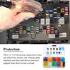 AHL 145pcs Mini Flat Fuse Set 3A 5A 7.5A 10A