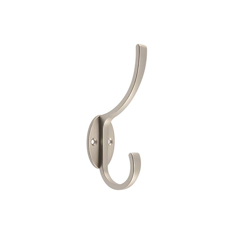 Hardware Essentials 853424 Satin Nickel Ornamental Coat and Hat Hooks