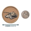 Panzer Tank Patrol Patch - 2" Round!