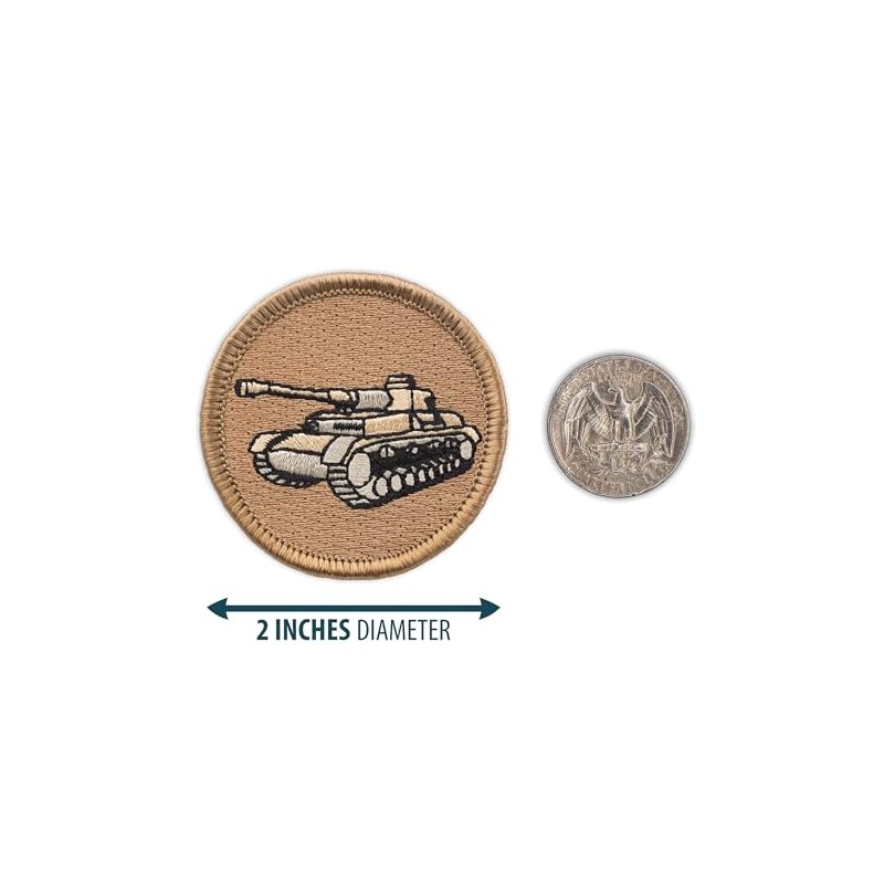 Panzer Tank Patrol Patch - 2" Round!