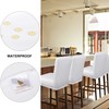 PiccoCasa Pack of 4 Bar Stool Covers, Waterproof Dining Chair