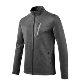 MoFiz Men's Tracksuits,Full Zip Sweat Suits For men,Solid Jogger Sets Windbreakers Jacket Men Zipper Pockets Pants 2 Piece Outfits Dark Grey XL