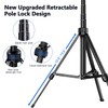 70.9" Auto Face Tracking Tripod 360° Rotation with Lights, Motion