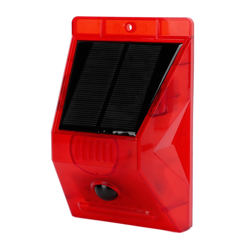 Solar Alarm Solar IP65 Waterproof Solar Alarm Light with Remote
