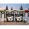 Doobicy Lovely Christmas Dog Pillow Covers 18x18 Inch Set of