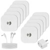 Grounding Patches 10 Pack with Grounding Cord & Adapter, Reusable