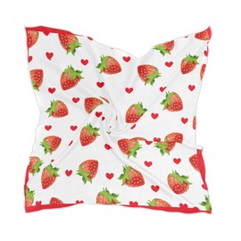 PMAIHNAS Women's Fashion Silk Scarf Square Satin Headscarf Neck Scarf Head Hair Wraps (Scarf 1)