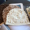 Pemilosci Handmade Crochet Bohemian Beanie Sun Summer Hat Skull Cap