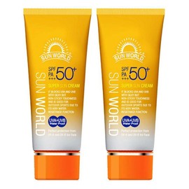 Sunworld 썬월드 수퍼 썬크림 80ml 1+1 워터프루프 기능성 Sunworld Super Sun Cream 80ml 1+1 Waterproof Functional