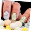 Beavorty 10 Sheets Easter Bunny Nail Stickers DIY Nail Decals