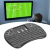Mini Wireless Keyboard Remote 2.4G USB QWERTY DPI Adjustable for