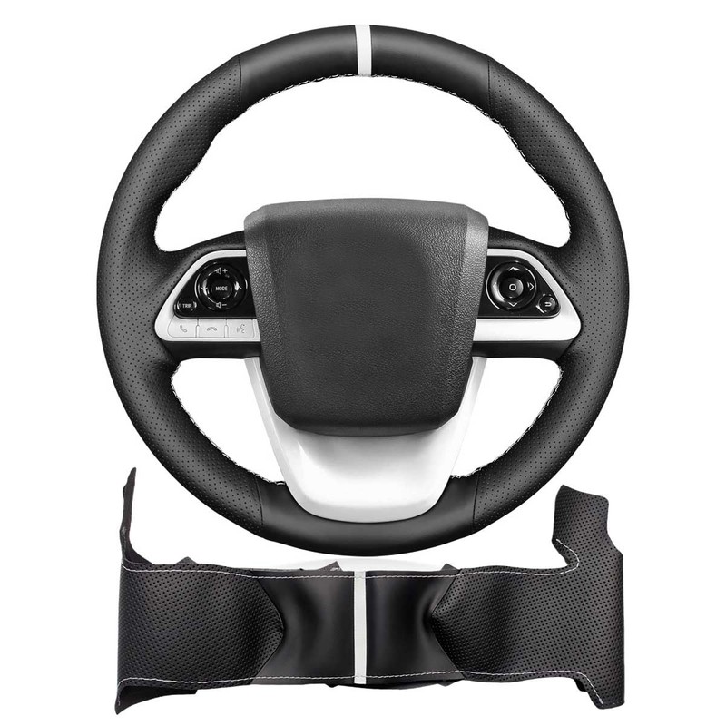 USHTIGER Car Steering Wheel Cover for 2017 Toyota Prius Prime