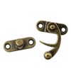DGBRSM 2 Sets Antique Right and Left Latch Hook Hasp