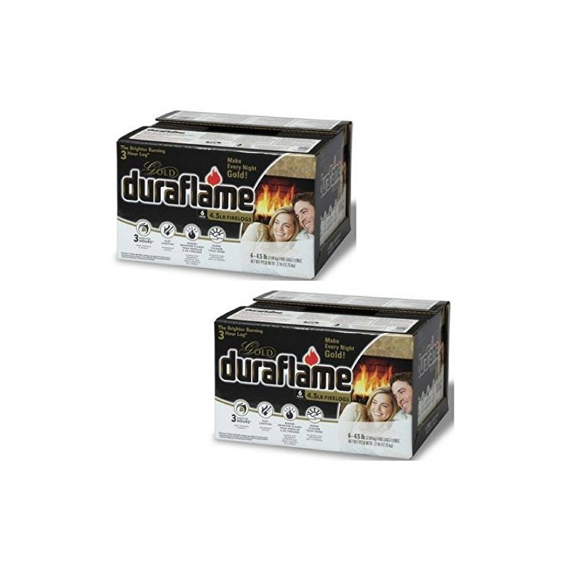 Duraflame 4577 Ultra-Premium Firelogs, 4.5-Pound, (12 Pack)