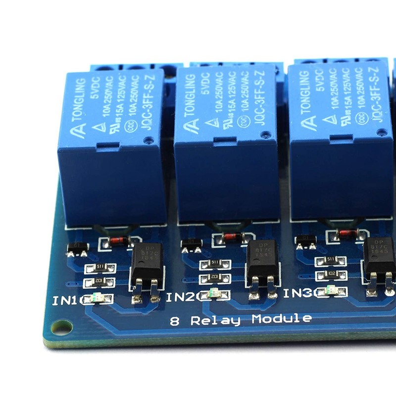 DollaTek 8 Channel 5V DC Relay Module Expansion Board for