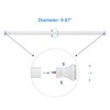 Amazer Spring Tension Shower Curtain Rod, 54-90 Inches Rust-Resistance Shower