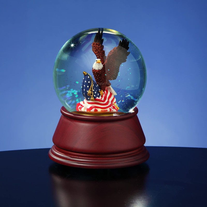 The San Francisco Music Box Company American Eagle Musical Water