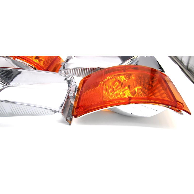 Headlight Bezel and Turn Signals - Compatible with International 4900