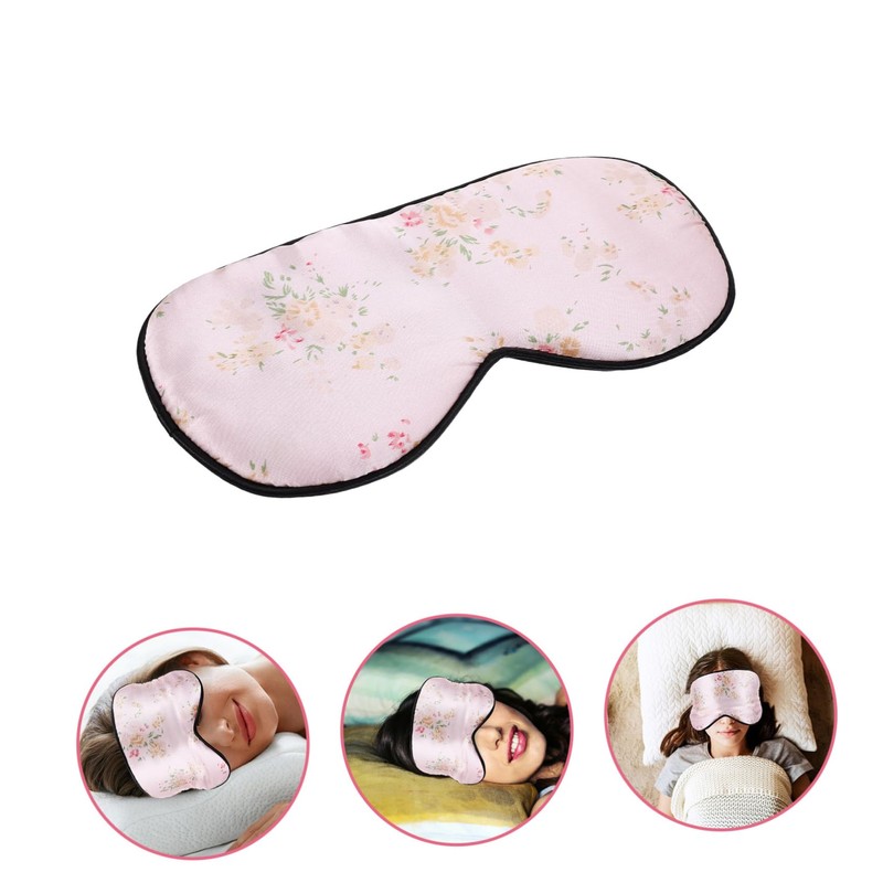 IWOWHERO Sleeping Eye Mask Eye Protection and Warm Mask Rice