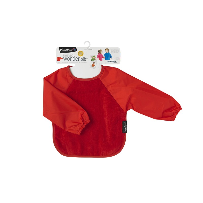 Mum 2 Mum Sleeved Wonder Bib, Large - Red