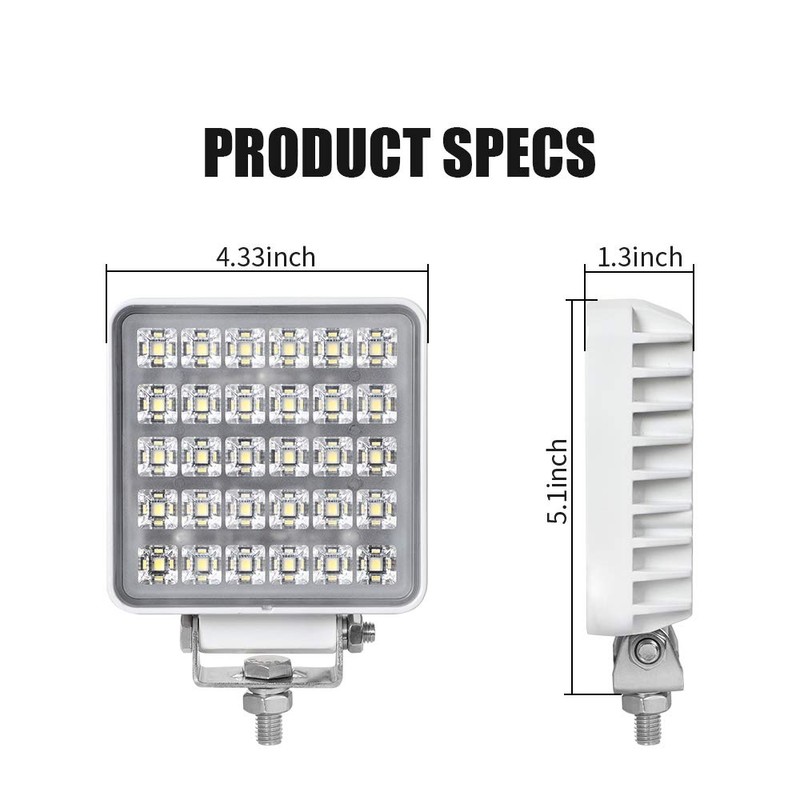 Exzeit Waterproof Led Boat Lights, 2 pc 60W Waterproof Test