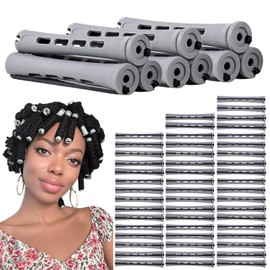 Perm Rollers for Short Hair | 60-pieces Small Curl Perming Rods - Women Hairstyle Tools Manual Styling Supplies for Barbershop School Beauty Salon Home Travel