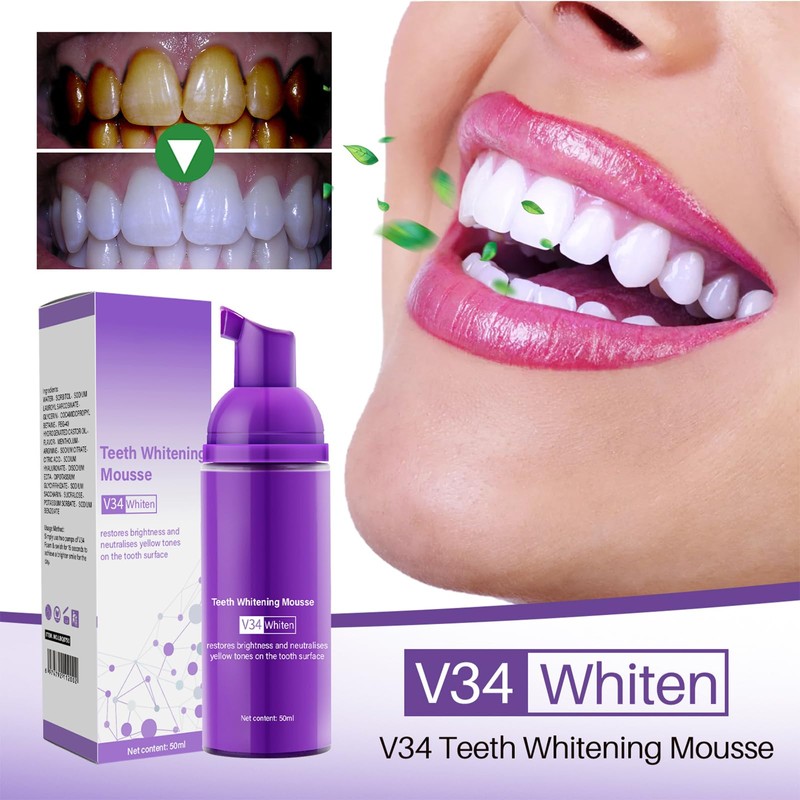 Eazerom 03 50 ml Toothpaste White Teeth, Purple Toothpaste for