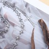 Unisex Cross Pendant Wallet Chain Pants Chain Cross Rivet Chain
