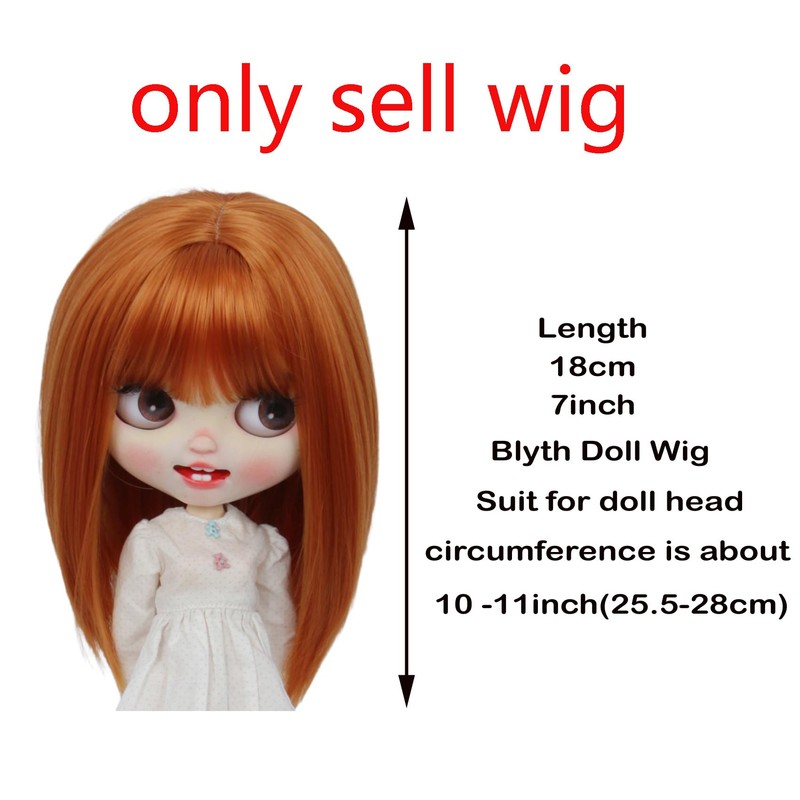 Tzncos Just 1pc wig fit for 10-11 inch Head Dolls,