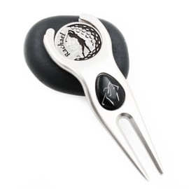 Girl Golf Ball Marker and Divot Tool, Golf Gift, Engraved Name Quarter, Completely Customizable, Dad and Mom Gift, By NameCoins