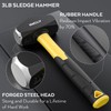 INCLY 7 Pcs Geology Rock Pick Equipment Kit, 3lb Sledge