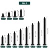 #14 x 3/4" Flat Head Wood Screws (25 pcs), 18-8