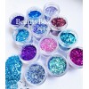 12 Lentejuelas Purpurina Decoración Uñas Ojos Cuerpo Cabello