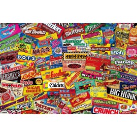Ingooood- Jigsaw Puzzle- Collector Series – Crazy Candy - 1000 Pieces for Adult Wooden Toys Graduation Valentine's Day Gift