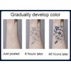 2 PCS Pegatinas De Tatuaje A Base De Hierbas Alas