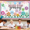 Spring Never Stop Growing Bulletin Board Classroom Decoration Grow Flower