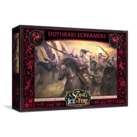 A Song of Ice and Fire Tabletop Miniatures Dothraki Screamers Unit Box - Savage Raiders of The Great Grass Sea, Strategy Game for Adults, Ages 14+, 2+ Players, 45-60 Minute Playtime, Made by CMON