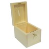 Wooden World - Wooden money box piggy bank with a