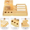 Bamboo phone charging station -05