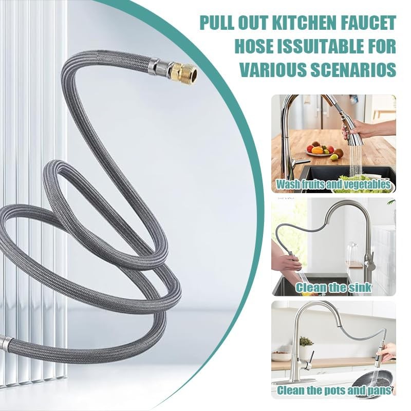 Kitchen Faucet Hose Replacement Parts for Grohe 48293000 Flexible Faucet