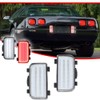 GTINTHEBOX 2PCS Clear Lens Tailgate Reverse Backup Lights Lamps for