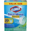 Clorox ToiletWand Disinfecting Refills, Disposable Wand Heads - Rainforest Rush - 20 Count
