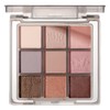 LEEINTO 9 Cool Shade Eyeshadow Palette, Glitter Eyeshadow Pearlescent Eye