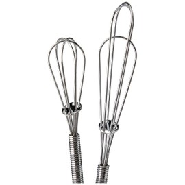 Chef Aid 2 Stainless Steel Mini Whisks