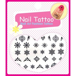 Nail Ssen Nail Art Water Decal Nail Tattoo NSM-04 / 네일쎈 네일아트 워터데칼 네일타투 NSM-04