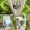 2Pcs Stained Window Hanging Sun Catcher Panel Boho Wall Art