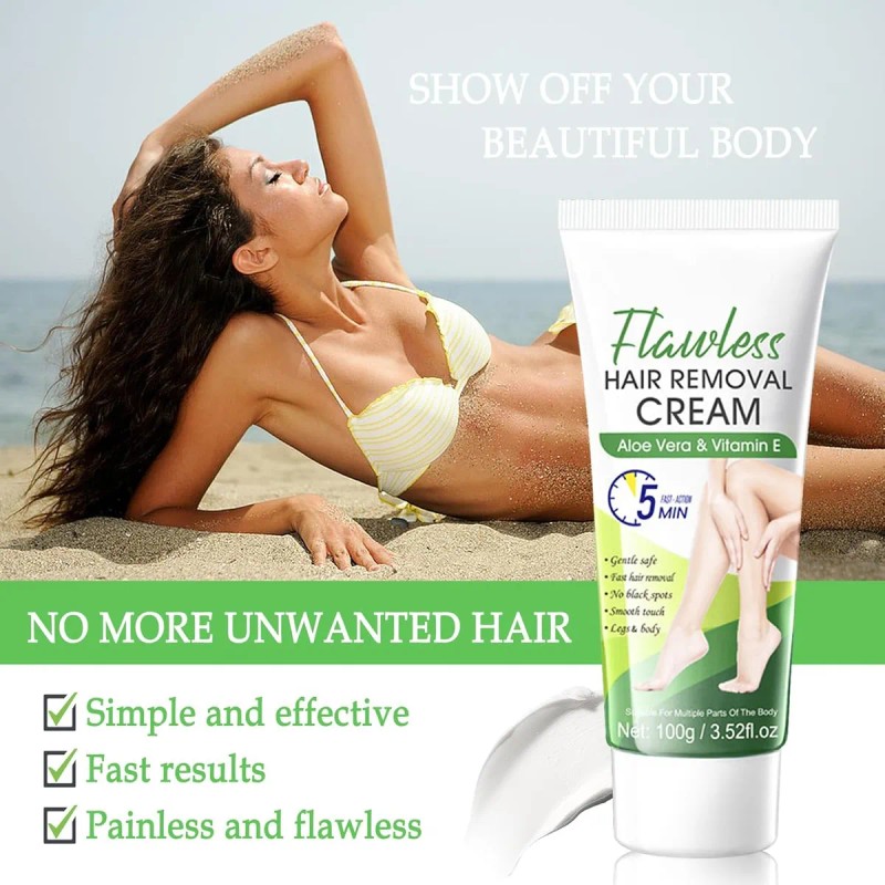 Crema Depilatoria Para Mujeres Y Hombres (3 Unidades), Indol