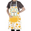 JNIAP Yellow Mustard Kitchen Apron Yellow Mustard Lover Gifts Mustard